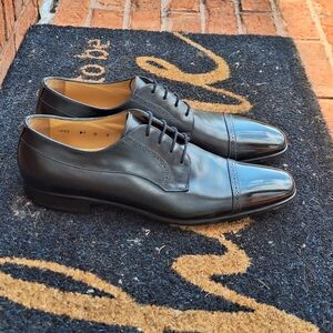 SANTONI Cap-Toe Derby (Men's Size 9)